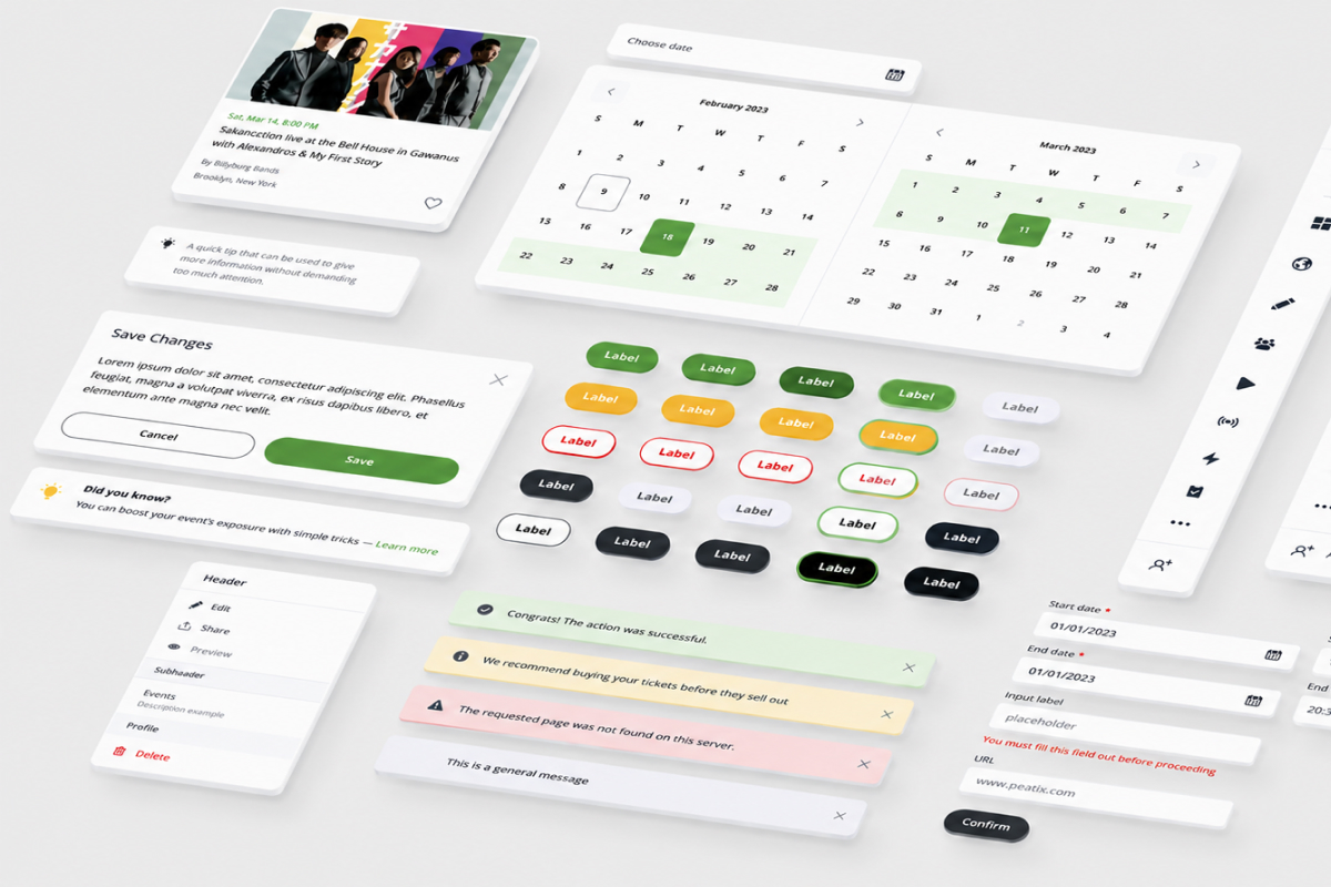 Peatix Design System